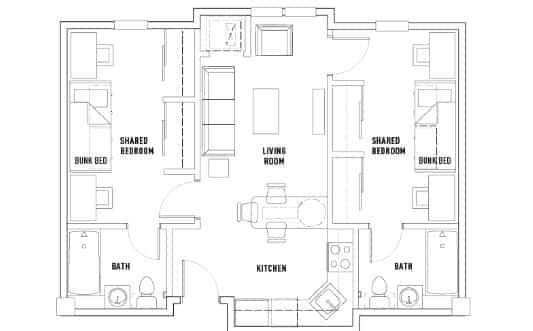 2 Bed - 2 Bath – Ensuite – Image 1