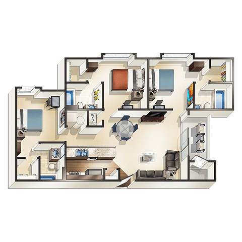 The Ashmore (3 Bed 3 Bath) – 3b – Image 2