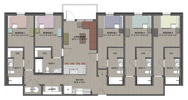 Pate (5 Bed 5 Bath) – Ensuite – Image 1