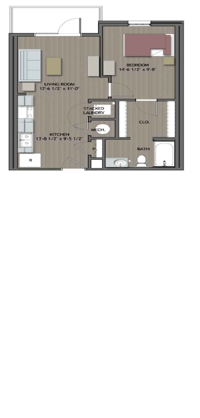 Hinton (1 Bed 1 Bath) – Ensuite – Image 4
